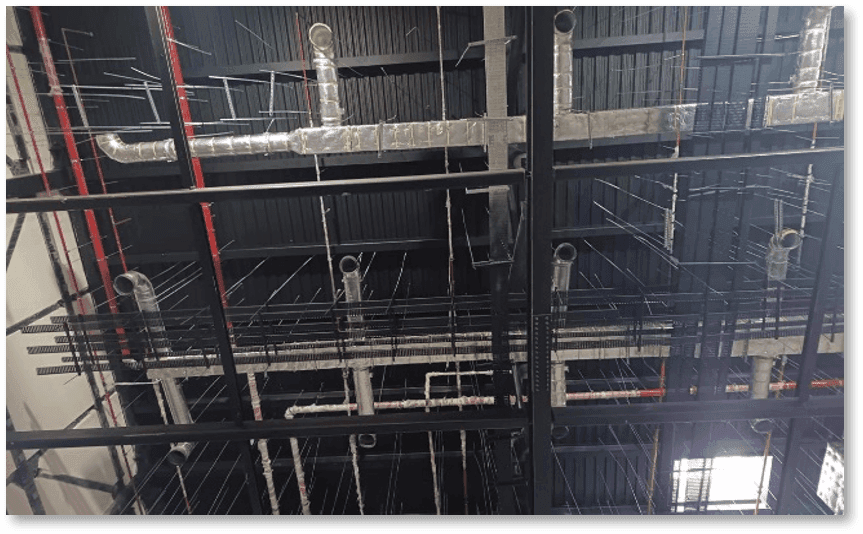 Overhead MEP — Cable Trays & Ductwork