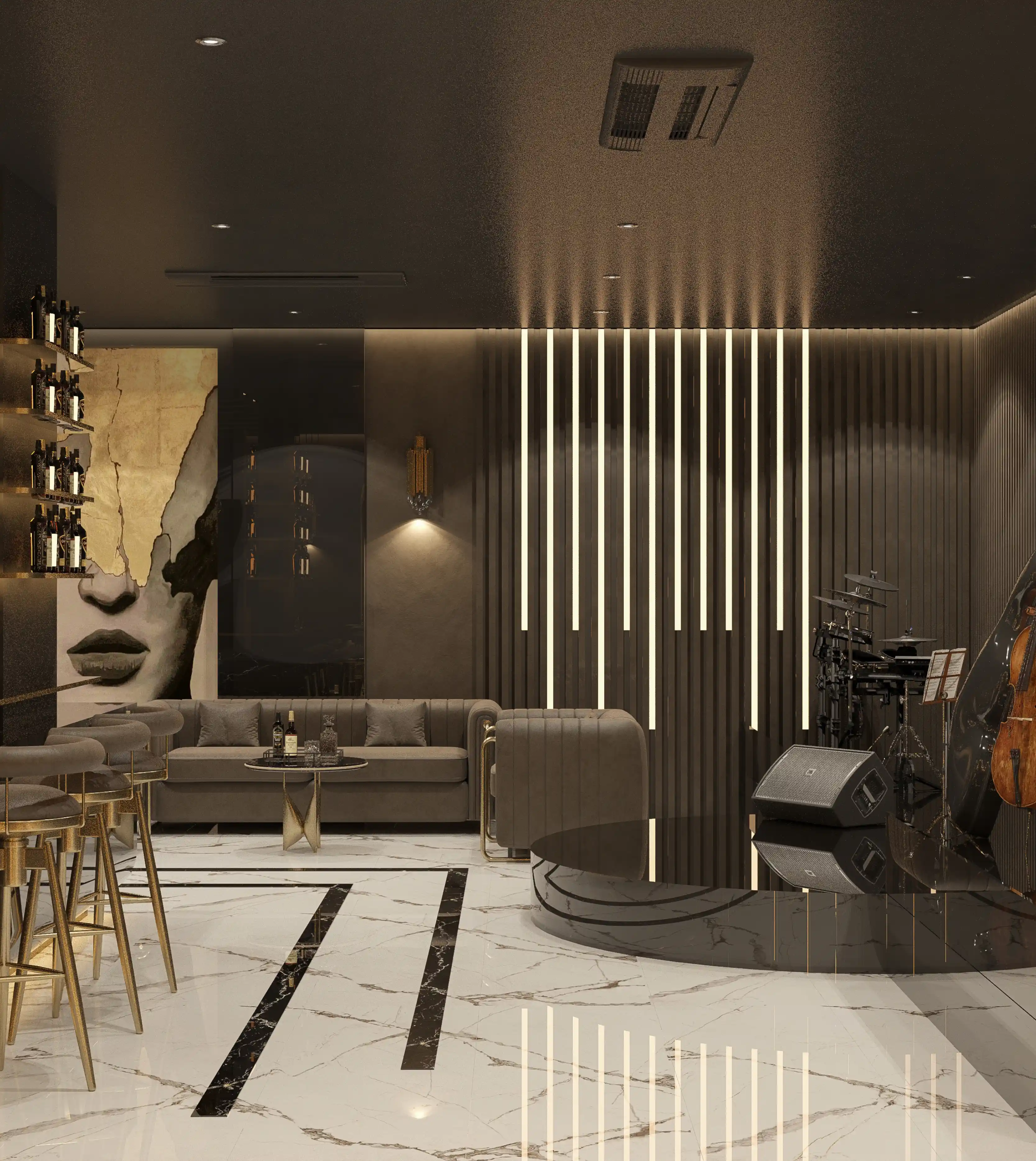 Entertainment Stage and Lounge