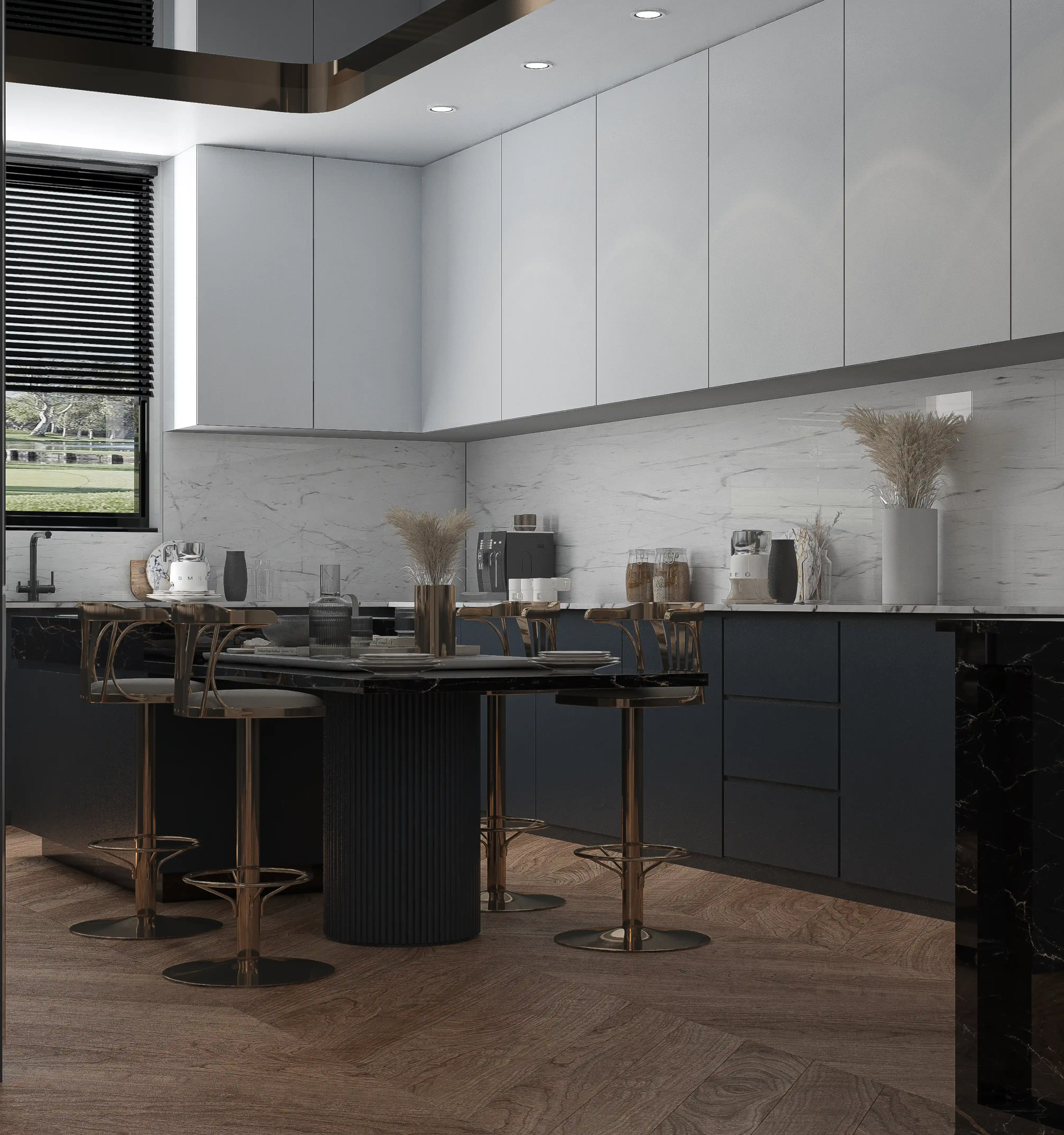 Gourmet Kitchen and Dining Area